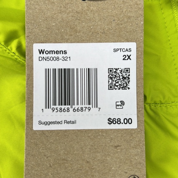 👋🎯NWT Nike Essential Repel Woven Jacket Green Size 2X - Picture 10 of 12